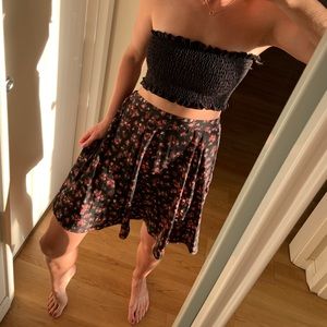 floral skirt